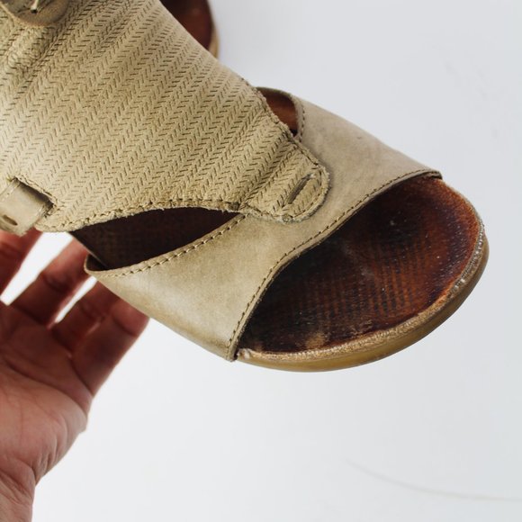 Miz Mooz Maisie Wedge Sandals in SAGE - Size EU 38 / US 8 Discontinued Style - Picture 7 of 11